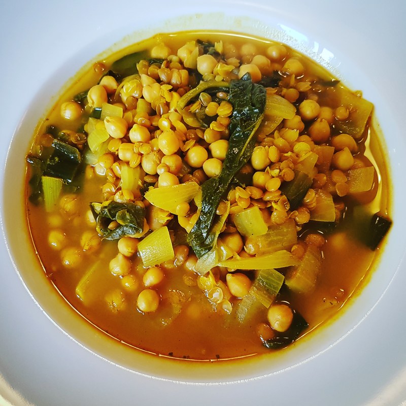 Arabische Kichererbsen-Spinat-Suppe - MIT LIEBE GEKOCHT - QUICK &amp; DIRTY
