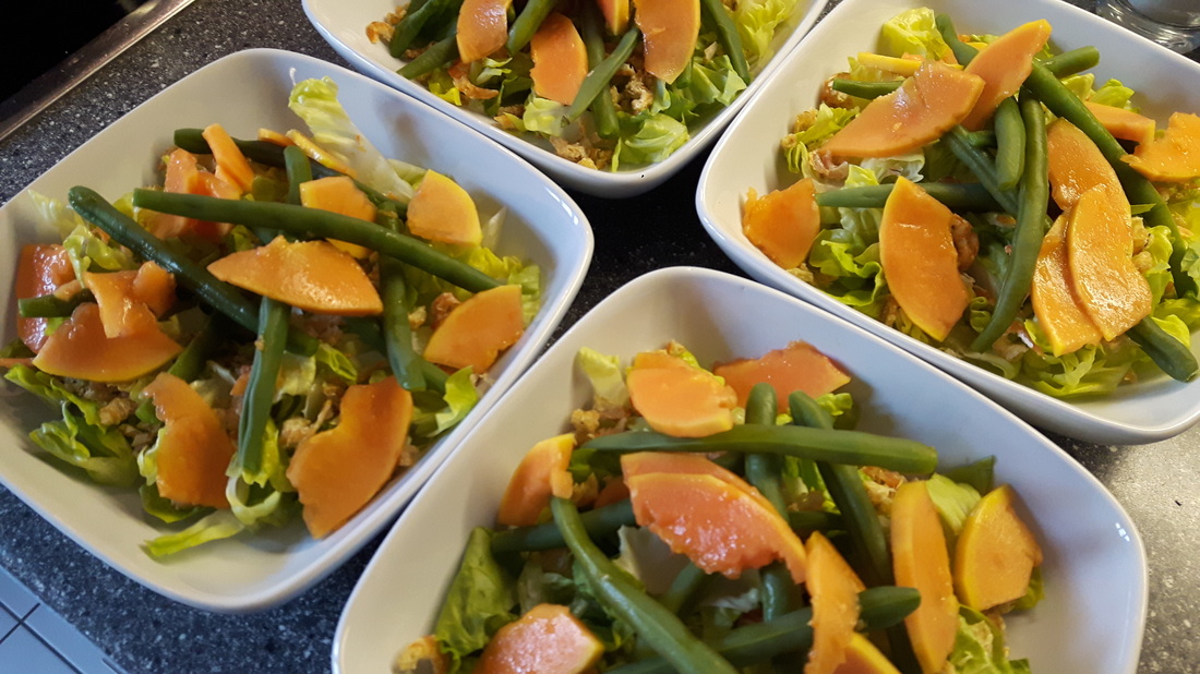 Thai-Salat mit Papaya und Erdnüssen - MIT LIEBE GEKOCHT - QUICK &amp; DIRTY